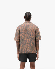 Tortoise Print Shirt - Brown