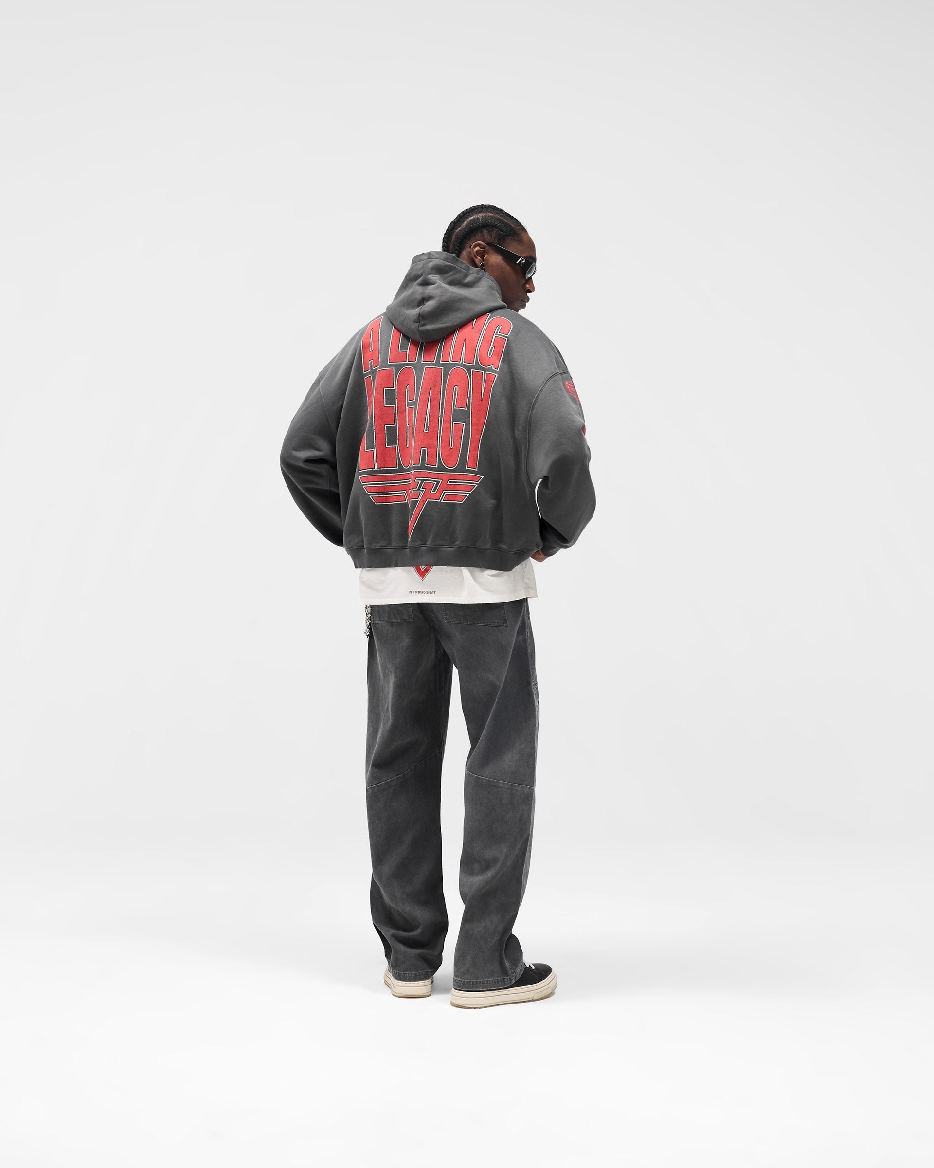 Cotton Workwear Pant - Washed Black