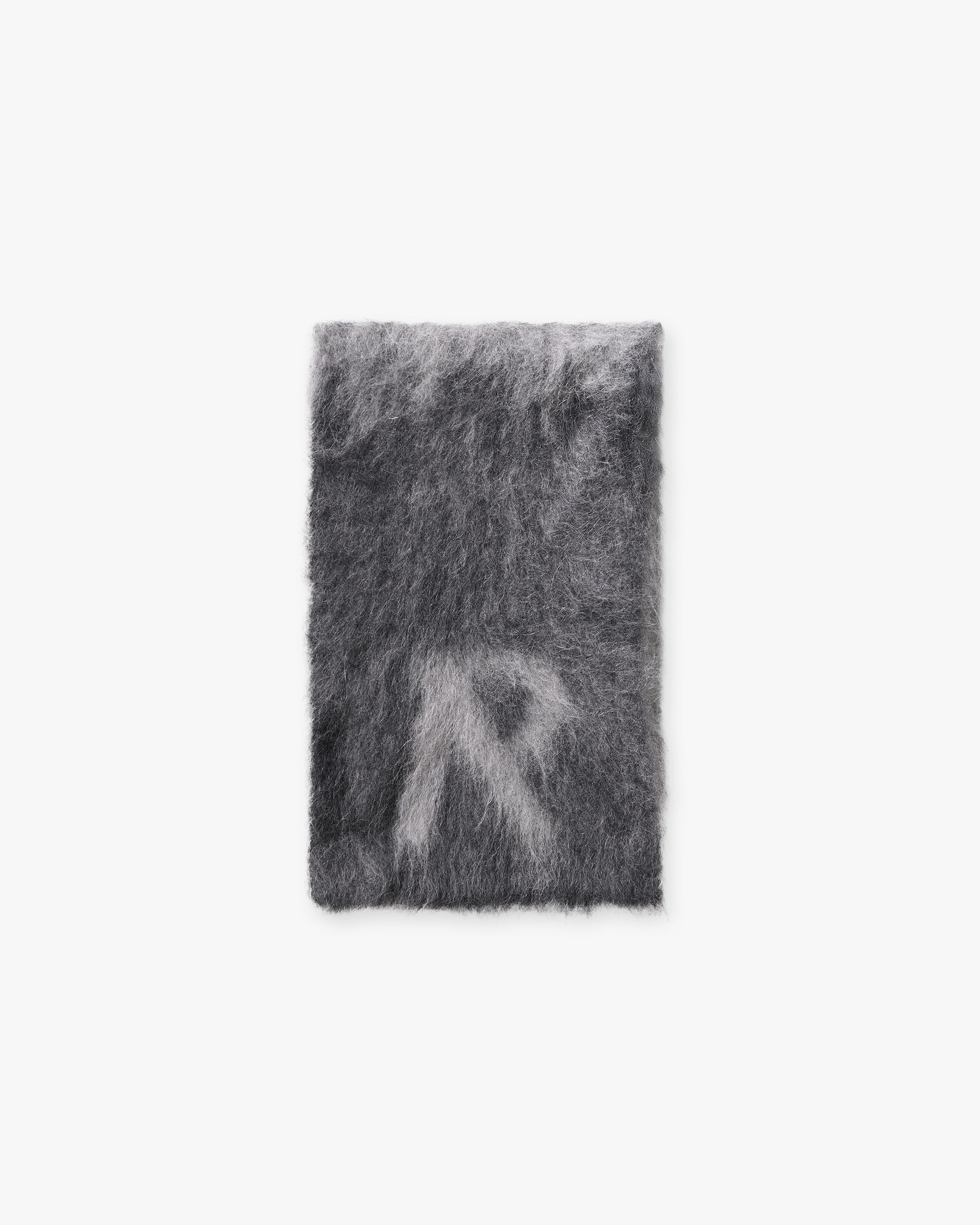 Ombre Knit Scarf - Light Grey