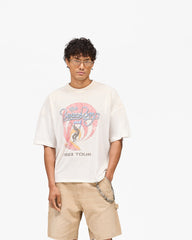 Represent x Beach Boys Tour T-Shirt - Washed Ecru