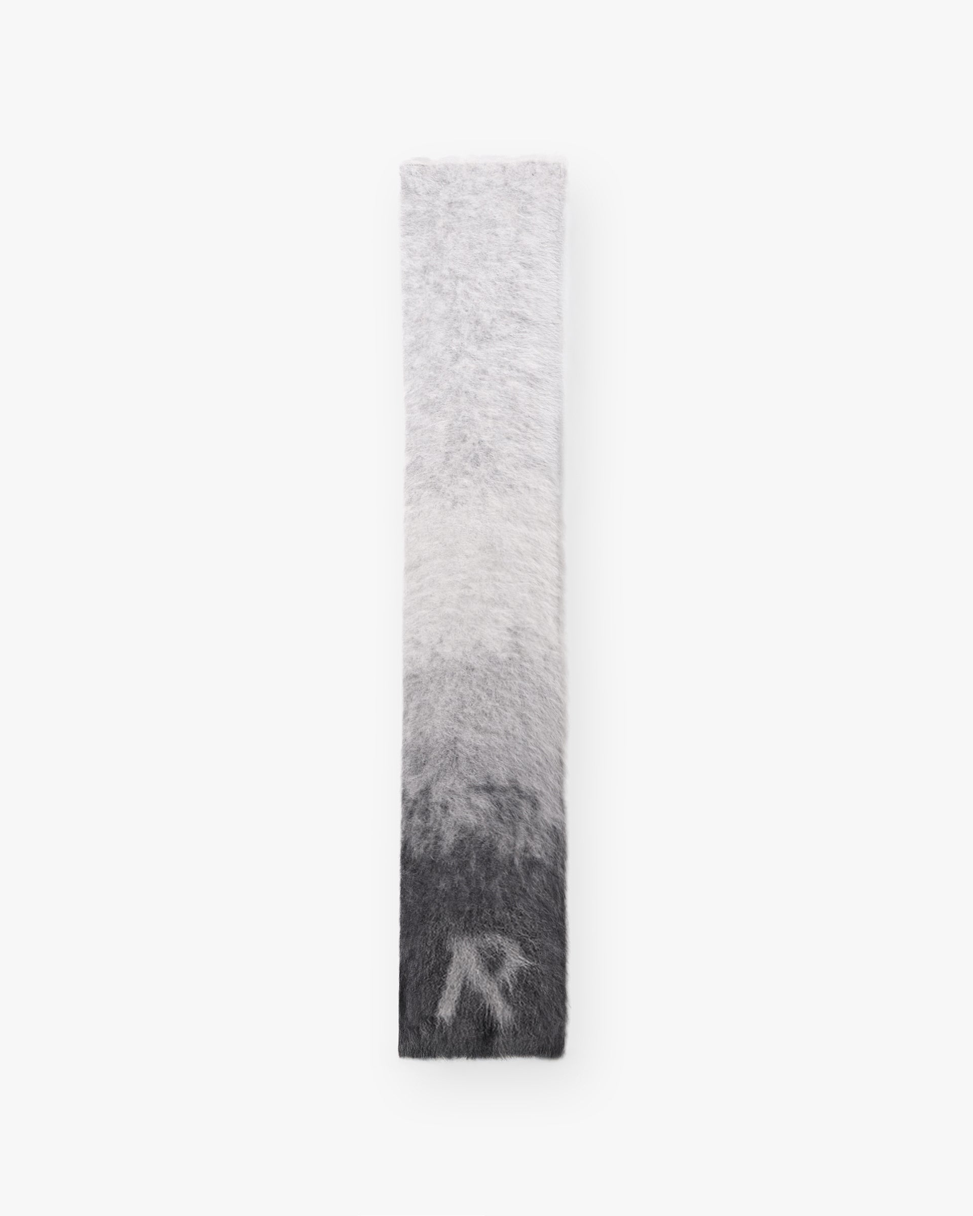 Ombre Knit Scarf - Light Grey