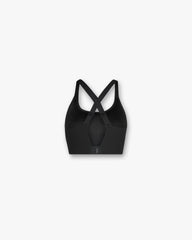 247 Mid Impact Sports Bra - Black