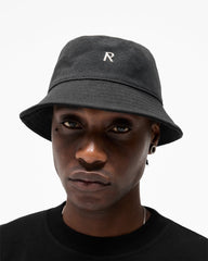 Initial Bucket Hat - Jet Black
