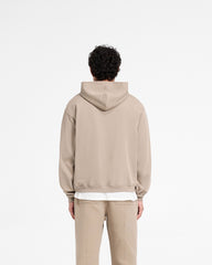 Initial Zip Hoodie - Dune
