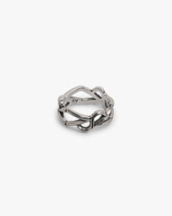 Initial Chain Ring - Silver