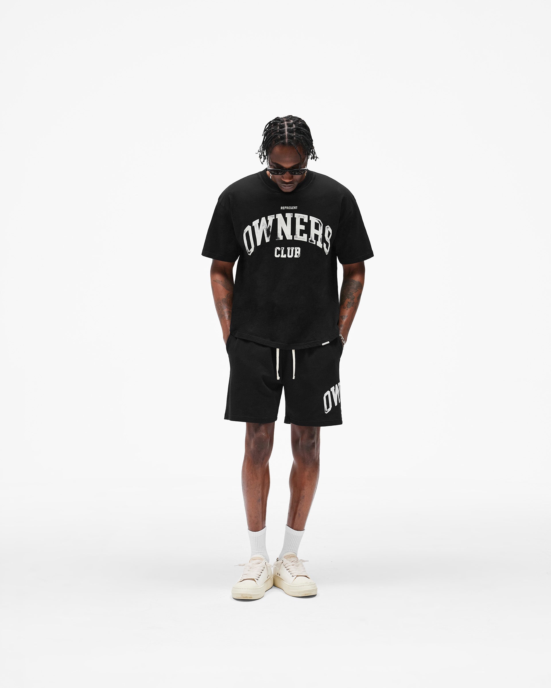 Represent Owners Club Mesh Short - Jet Black