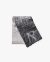 Ombre Knit Scarf - Light Grey