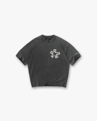 Initial Star T-Shirt - Vintage Grey