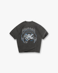 Flannels Legacy Banner T-Shirt - Vintage Grey