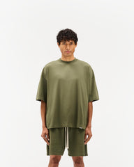 Initial Boxy T-Shirt - Army Green