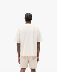 Slub Script T-Shirt - Aged White