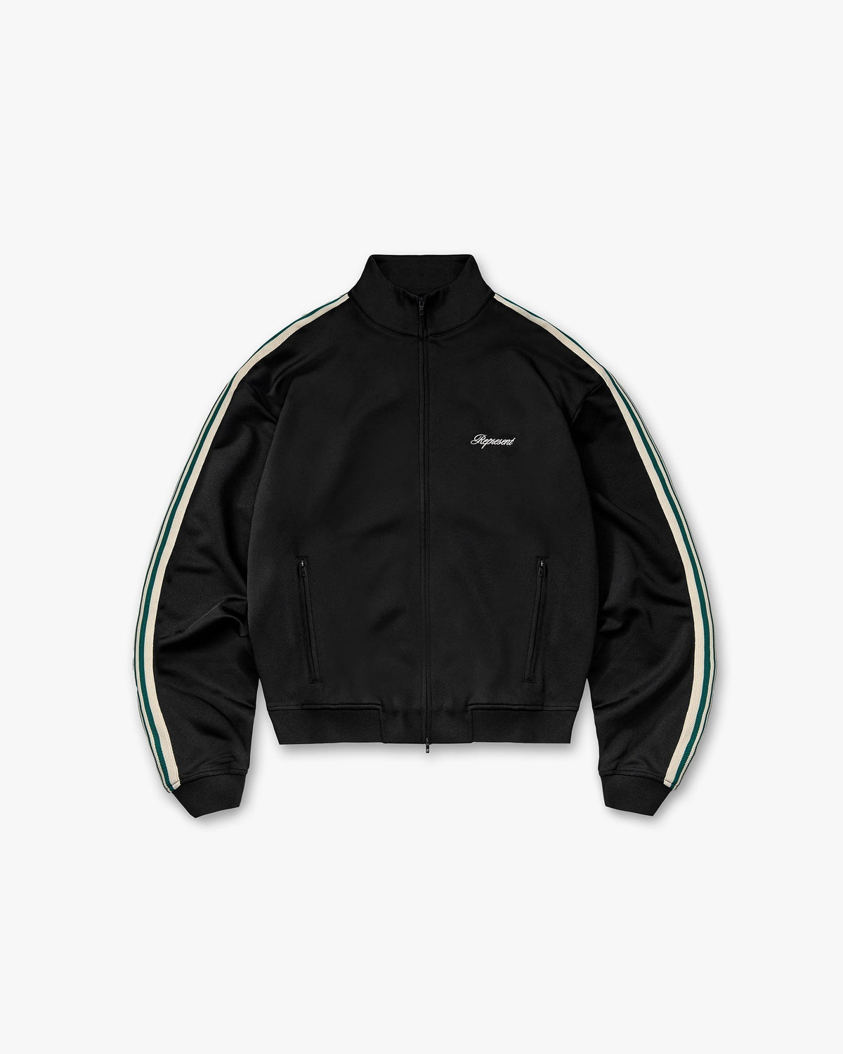 Taped Track Jacket - Jet Black