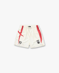 Spike Football Shorts - Flat White