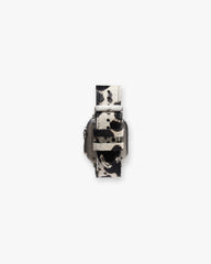 Cowhide Watch Strap - Flat White Jet Black