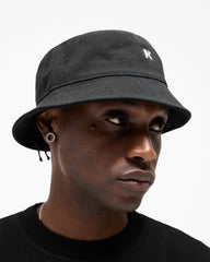 Initial Bucket Hat - Jet Black