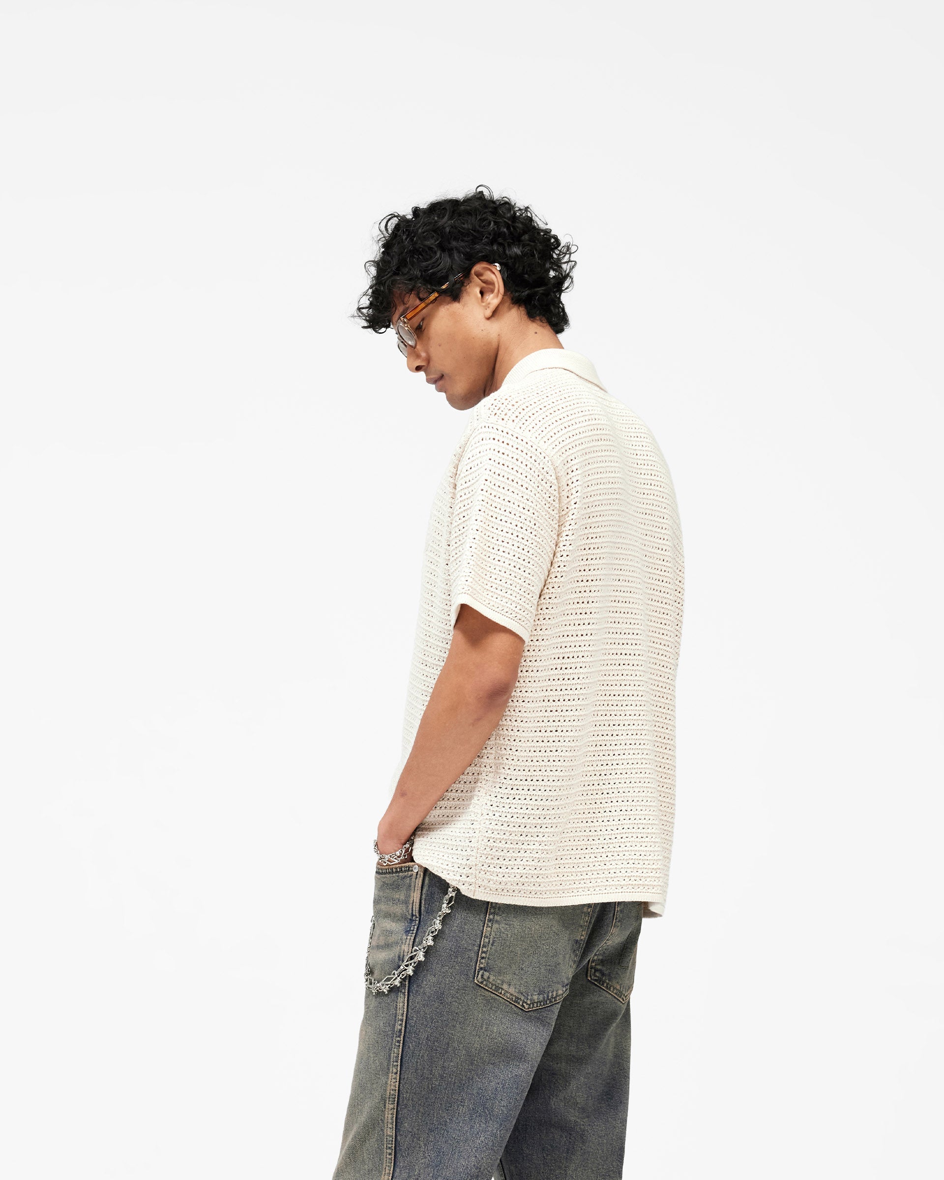 Pico Knit Shirt - Ecru