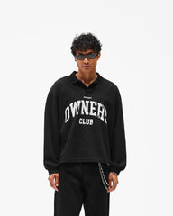 Represent Owners Club Rugby Polo - Jet Black