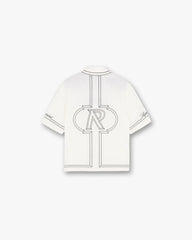 Border Shirt - Whisper White