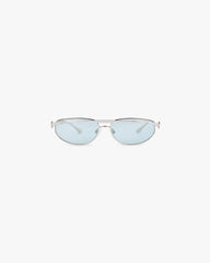 Slim Aviator Sunglasses - Silver Matcha
