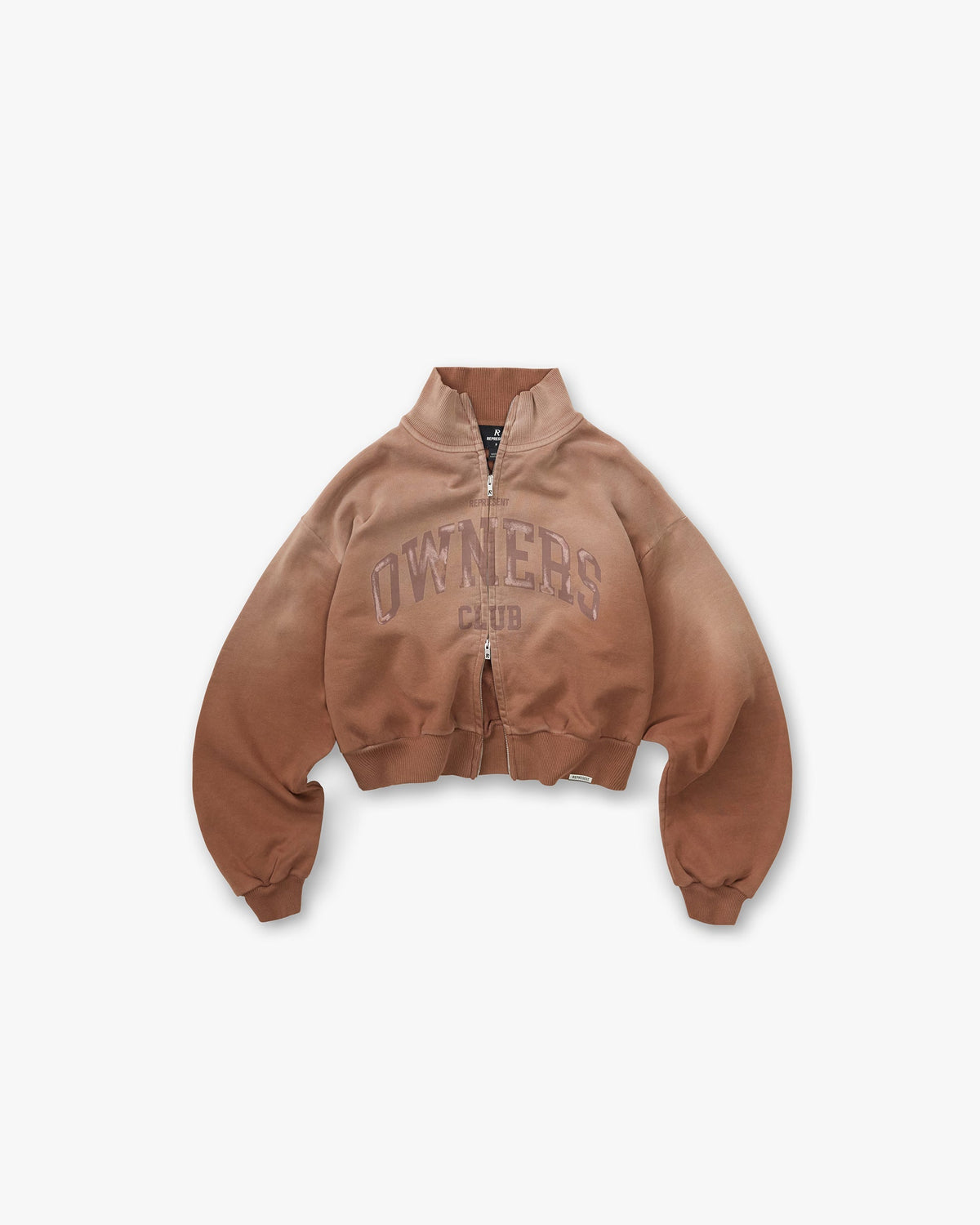Represent Owners Club Zip Funnel Neck - Sienna