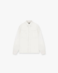 Initial Shirt - Flat White