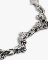 Doberman Necklace - Silver