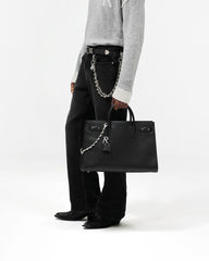 Kick Flare Denim - Aged Black