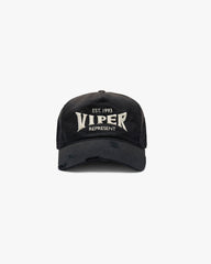 Represent x Viper Room x 47 Cap - Washed Black