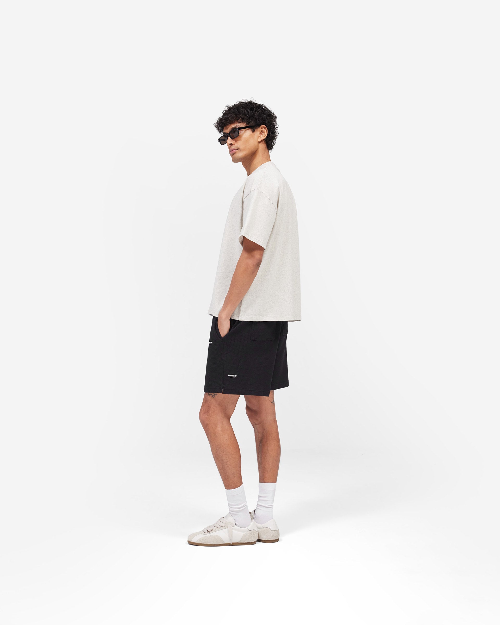 Micro Owners Club T-Shirt - Cream Marl