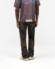 R2 Straight Leg Denim - Bark