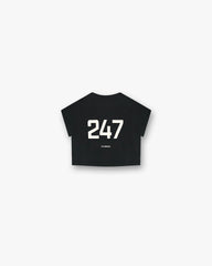 247 Micro Cap Sleeve T-Shirt - Black
