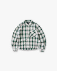 Waffle Flannel - Dark Green