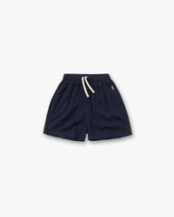 Initial Waffle Shorts - Midnight Navy