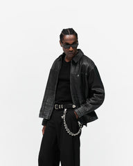 Rodeo Leather Jacket - Jet Black