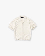 All Over Print Towel Shirt - Aged White