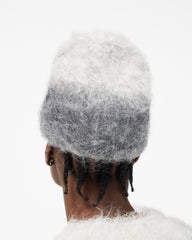 Ombre Knit Beanie - Light Grey