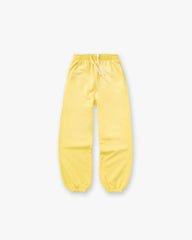 Initial Wide Leg Cuffed Sweatpant - Canary Yellow